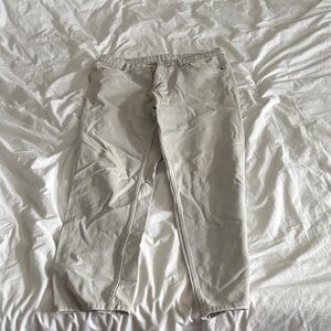 Zara Men's Light Gray loose jeans